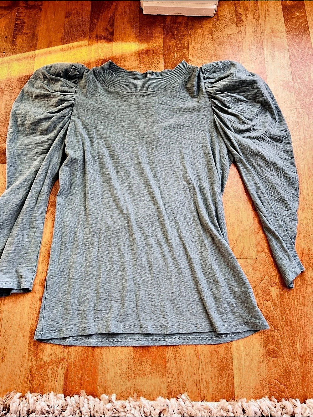 Nation LTD Zeta Top Puff Sleeve Long Sleeve-xs